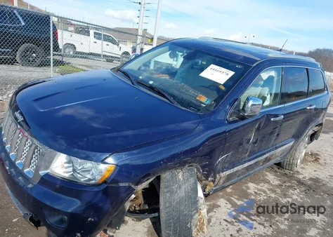 2012 Jeep Grand Cherokee Overland z USA, uszkodzony, nr VIN 1C4RJFCG8CC312358